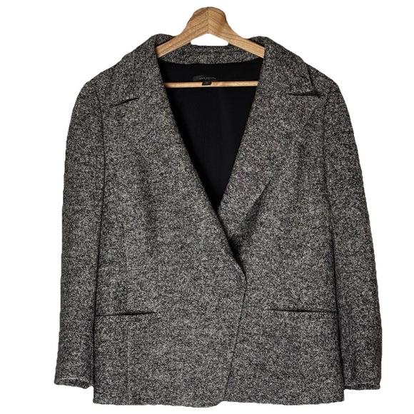 Ann Taylor Jackets & Blazers - Ann Taylor Black Flecked Lined Jacket Double Breasted Blazer Women’s Sz 14